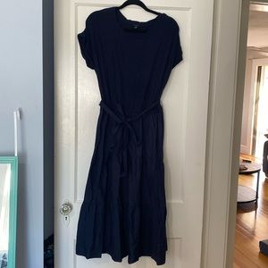 Talbots Navy Medium midi dress